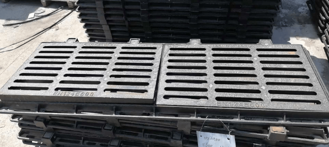 滦南球墨铸铁连体双篦展示